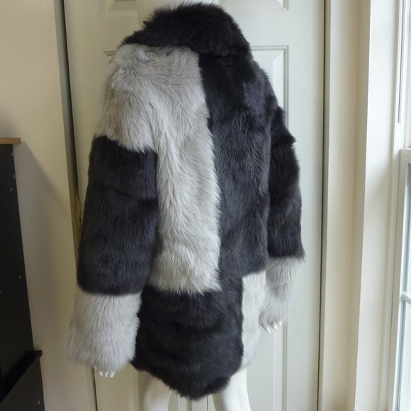 High Society HiSO BERNICE Reversible Genuine Shearling Coat - Picture 11 of 12